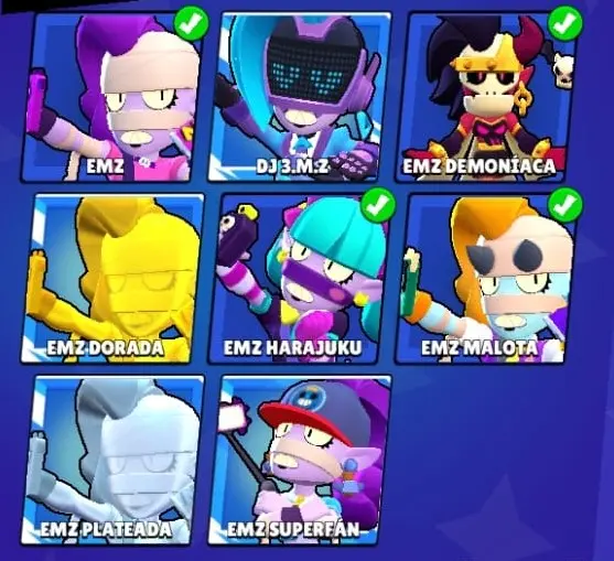 skins de Emz en Brawl Stars