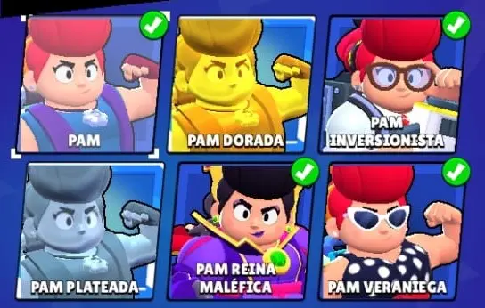 skins de Pam de Brawl Stars