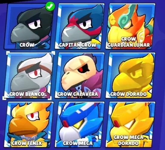 skins de crow de Brawl Stars